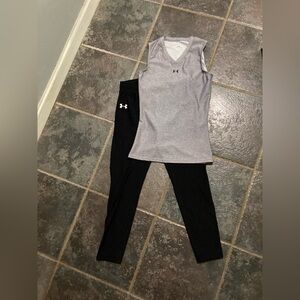 Under Armour Athletic Leggings Outfit Size S